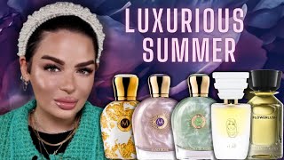 👑 SUMMER PERFUMES BUT MAKE IT FEEL LUX  MASSIVE PERFUME HAUL  Paulina Perfumes [upl. by Alon872]