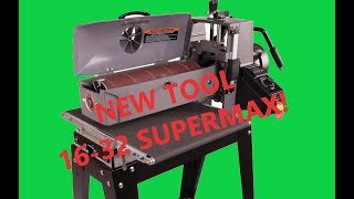 SUPERMAX 1632 DRUM SANDER [upl. by Paapanen]