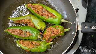 shimla mirch keema recipe  shimla mirch keema kaise banta hai shimla mirch keema banane [upl. by Nitnilc]