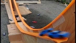 Hot Wheels World Record Stunts and Crashes [upl. by Ambrosi]