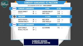 Sunbury Kangaroos v Macedon  McIntyre 1sts [upl. by Saltsman142]