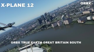 XPLANE 12  ORBX True Earth Great Britain South Showcase [upl. by Aronas862]