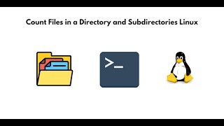 Count Files in a Directory and Subdirectories Linux [upl. by Ahsinat461]