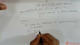 What are the uses of zeolites   CLASS 11  NATURE OF CHEMICAL BOND  CHEMISTRY  Doubtnut [upl. by Nema]