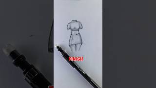 Nail the Tight Skirt Look A StepbyStep Drawing Tutorial art foryou shorts skirt satisfying [upl. by Rella]