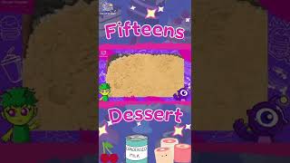 Kids Cooking  Fifteens Dessert shorts [upl. by Jamaal]