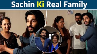 Udne ki Aasha Ke Set Par Pahuche Kanwar Dhillon Aka Sachin Ki Real Family  Exclusive [upl. by Bowden]