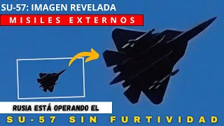 Su57 flagrado con misiles externos en Ucrania ¿Por qué Rusia compromete su furtividad [upl. by Ynohtna]