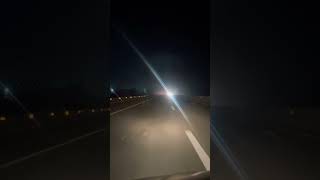 Night View of Motorway 🛣️ M5 Islamabad to Sukkir ytshorts pakistanicity shortfeed travel [upl. by Imij872]