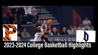 Princeton vs Duquesne Basketball Game Highlights 11 15 2023 [upl. by Erodoeht]