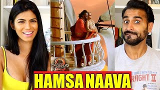 HAMSA NAAVA  Baahubali 2  Prabhas  Anushka  BAHUBALI Telugu song REACTION [upl. by Helene332]