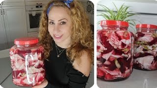 Квашеная капуста по грузински Очень вкусный и простой рецепт👍квашеннаякапуста квашеннаякапуста [upl. by Noitsuj]