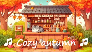 Сozy autumn🍂 Cute cat Boni 🌟 relaxstudysleep [upl. by Hatcher]