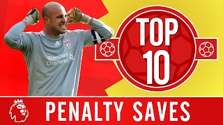 Top 10 The best Premier League penalty saves  Rooney Costa Klinsmann [upl. by Chilson]