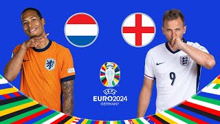 Euro 2024 Holanda vs Inglaterra em 4K  Semifinal Imperdível [upl. by Lekkim]