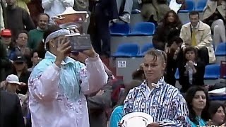 Martina Hingis vs Conchita Martinez 1996 Rome Final Highlights [upl. by Eseuqram]