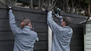 Clôture Antifugue Chat  Comment bricoler une clôture ou un mur de jardin pour la sécurité des chats [upl. by Akirdnuhs]