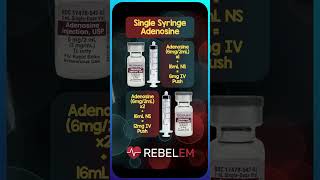 How to Make Single Syringe Adenosine REBELEM SVT Adenosine Resuscitation FOAMcc [upl. by Phail965]