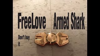 Fidget Spinner Testing and Review  ARMED SHARK by Freelove [upl. by Malorie]