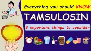 Tamsulosin Flomax  How to take 8 important things to consider [upl. by Lasko716]