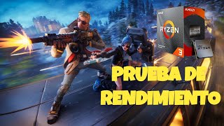 FORTNITE EN RYZEN 3 3200G  PRUEBA DE RENDIMIENTO [upl. by Yrad]