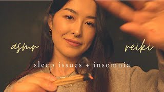 ASMR Reiki for Sleep 🌛Body Scan amp Hypnosis to Fall Asleep Fast Hand Movements Finger Flutters [upl. by Teodor]