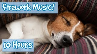 Relaxing Music for Dogs to calm from Fireworks loud noises  includes desensitising sound effects [upl. by Rellia373]