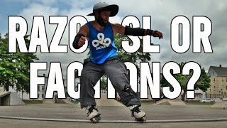 Revisiting My Factions  Razor SL amp Faction V1  Aggressive Inline Skate Vlog [upl. by Adorne]