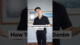 How to Style A Denim Jacket 🔥 mens fashion guide 🔥denimjacket outfitideas distresseddenim [upl. by Belle118]