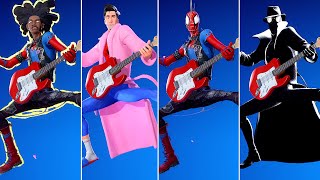 SPIDERVERSE x FORTNITE SKINS SHOWCASE [upl. by Berty]