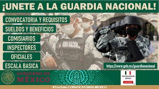 🏅 GUARDIA NACIONAL CONVOCATORIA 20222023 SUELDOS y BENEFICIOS Reclutamiento y REQUISITOS [upl. by Dlaregztif]