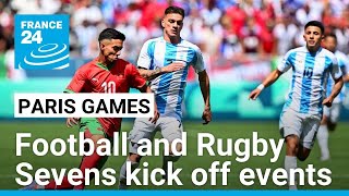 Football and Rugby Sevens kick off events before Olympics opening ceremony • FRANCE 24 English [upl. by Ylrae]