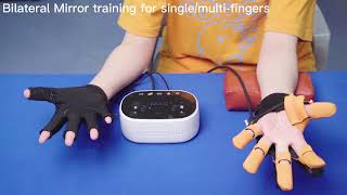 How to Perform Single Finger Training with SYREBO Soft Robotic Rehabilitation Glove C11 [upl. by Nolyaj]