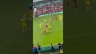 Maroc 12 Ukraine Les joueurs marocains font le show  JO 2024 [upl. by Htbazile]