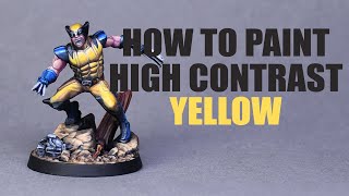 How To Paint High Contrast Yellow [upl. by Immaj]