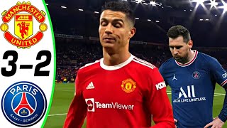 Manchester United vs PSG 32  All Goals and Highlights RÉSUMÉN Y GOLES  Friendly Matches  HD [upl. by Anihc]