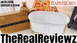 BABYBJORN BABY CRADLE  BASSINET  INSTALLATION AND REVIEW [upl. by Lloyd764]