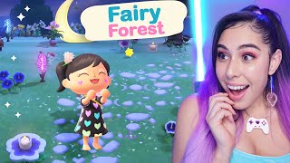 Creating a Fairy Forest in Animal Crossing New Horizons [upl. by Crawley]