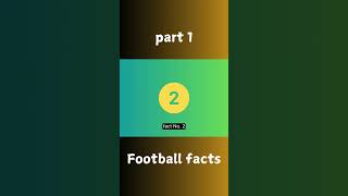 Amazing facts about football you don’t know  crazy football facts part 1 [upl. by Aeynod567]