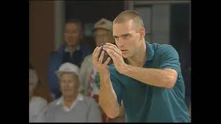 Candlepin Bowling  Joe Tavernese vs Chris Sargent [upl. by Cassy]