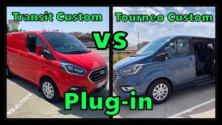 ¿ARRIESGADO o INTELIGENTE Ford Transit Custom hybrid vs Tourneo Custom hybrid COMPARATIVA MOTORK [upl. by Caspar]