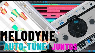 Como usar MELODYNE y Auto  Tune para AFINAR VOCES en Studio One [upl. by Junia]