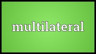 Multilateral Meaning [upl. by Floeter]