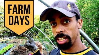 OUT WITH THE OLD  HOW TO QUICKLY TURN YOUR MARKET GARDEN BEDS OVER FARM DAYS  BIG POND FARM [upl. by Vite]