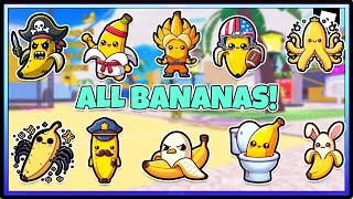 HOW TO FIND ALL 76 BANANAS in Find The Bananas  ROBLOX [upl. by Denice]