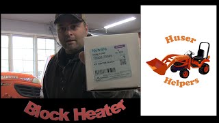 Installing a Block Heater in a Kubota D722 Engine [upl. by Gazzo]