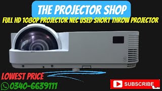 full hd 1080p projector  NEC Short throw projector Refurbished  used short throw projector [upl. by Jobie149]