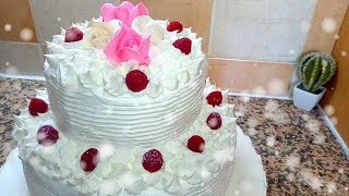 Gâteau à étages en détail قاطو  كيك الطبقات للمناسبات بالتفصيل [upl. by Danni37]