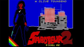 Saboteur II Avenging Angel Saboteur 2 ZX Spectrum Прохождение и разбор [upl. by Zeret194]