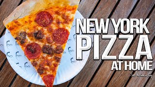 The Best Pizza Ive Ever Made  Homemade New York Pizza  SAM THE COOKING GUY 4K [upl. by Schechinger890]